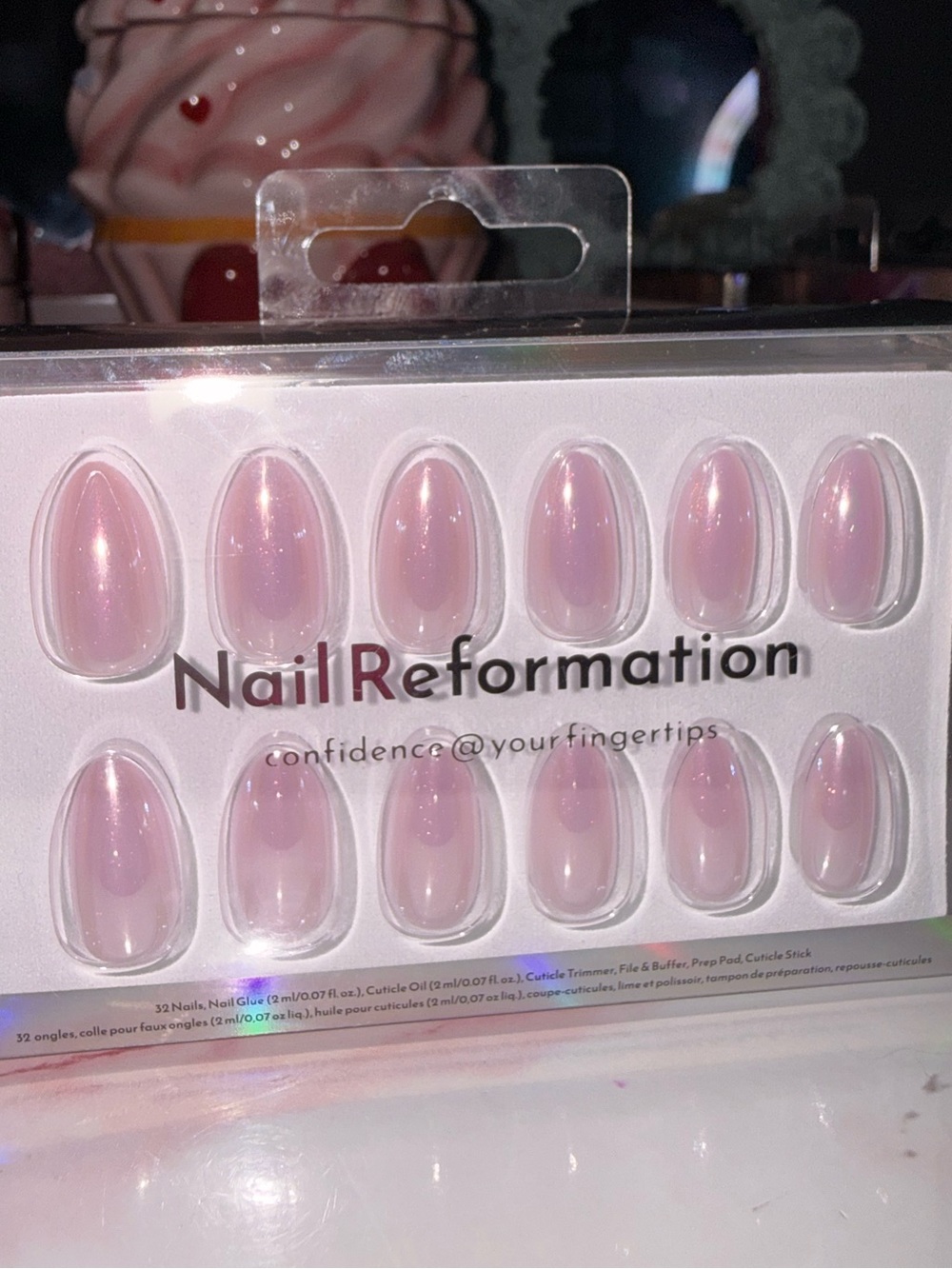 Nail Reformation Pink Pearl Press-On Nails